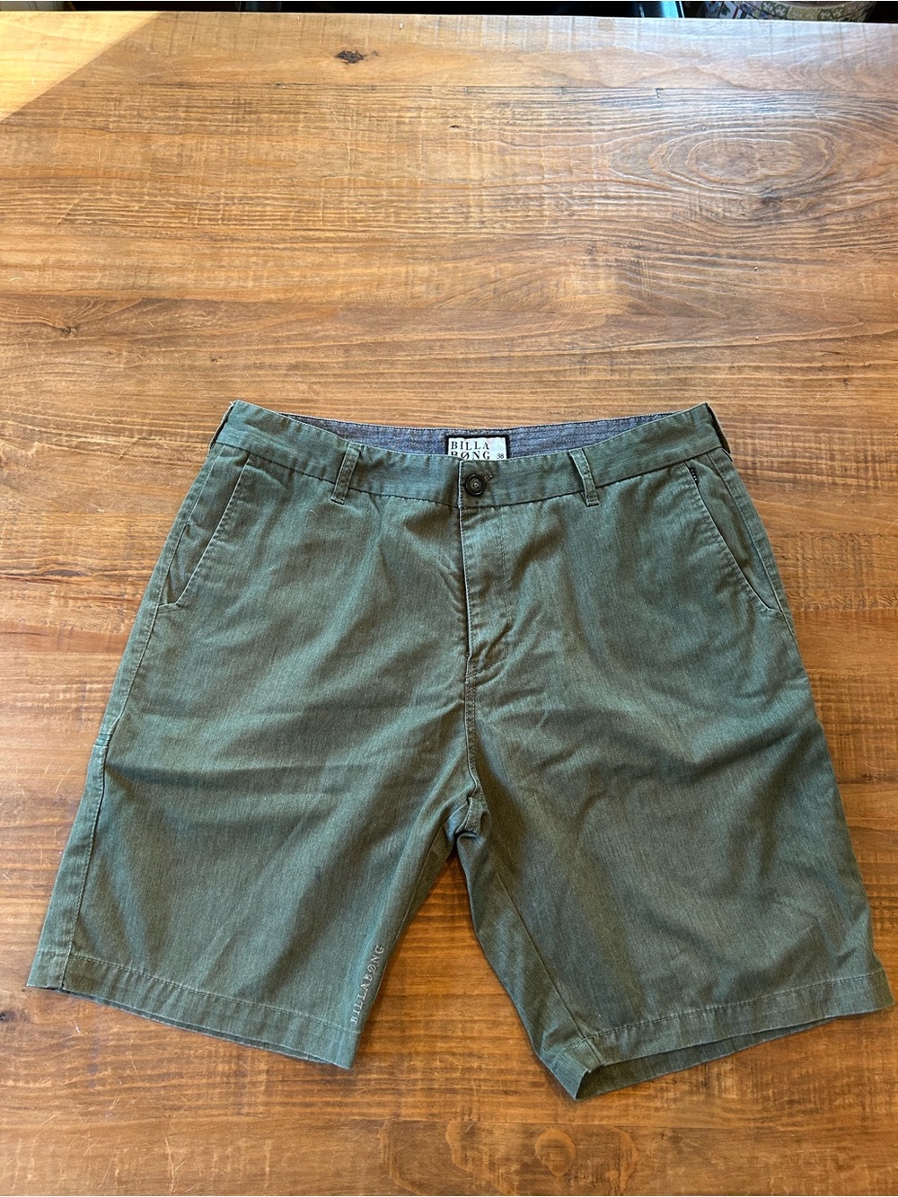 RVCA Men's Olive, Black, Tan & Gray Flat-Front Shorts Set - Picture 7 of 12